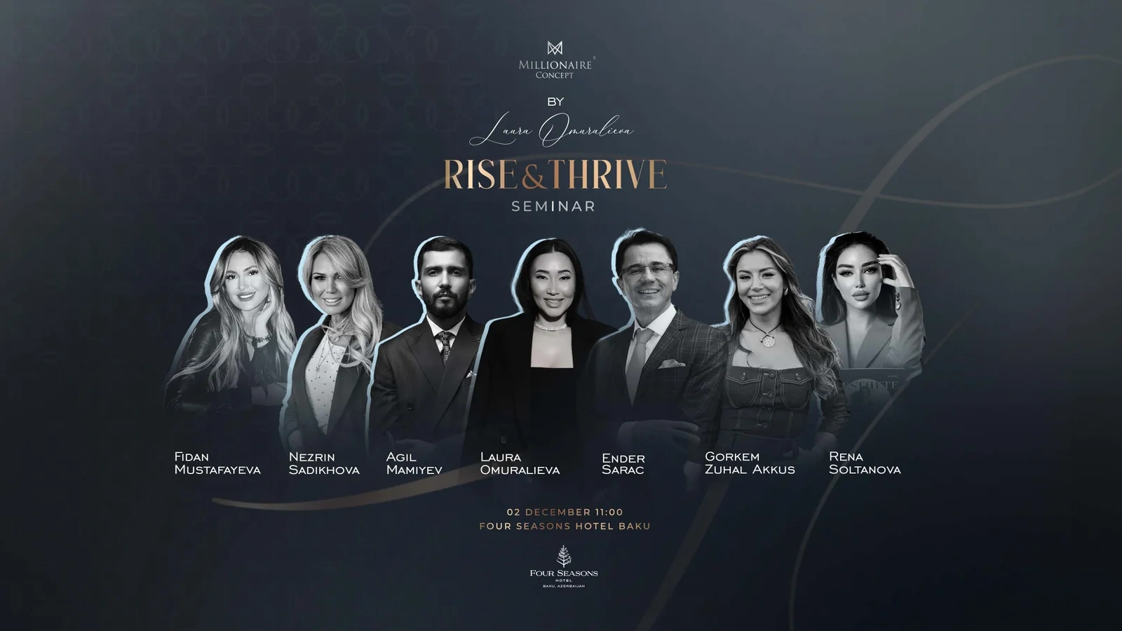 Inspiring Seminar for Entrepreneurs with Laura Omuraliyeva, Presented by Millionaire Concept.
