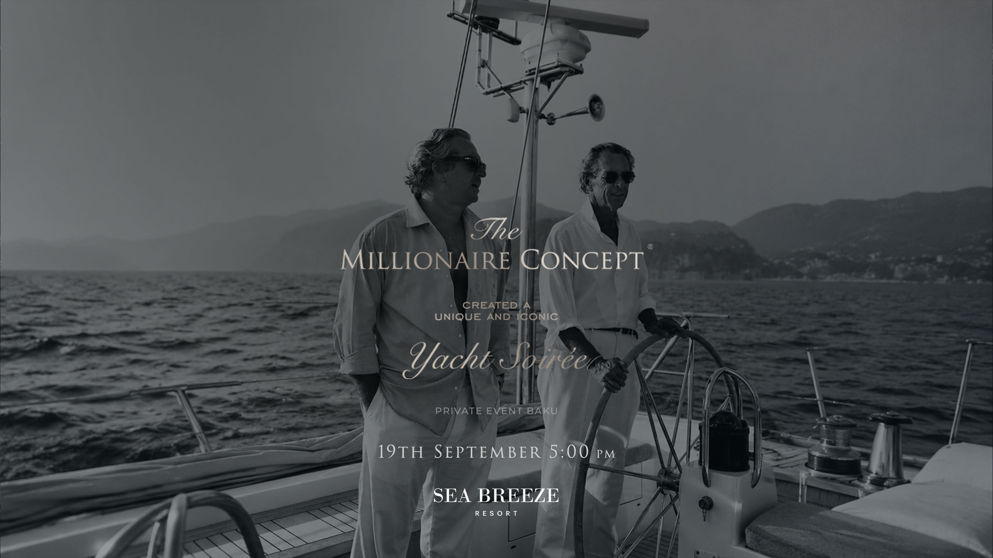 Millionaire Concept Yacht Soir&eacute;e Priv&eacute;e Event