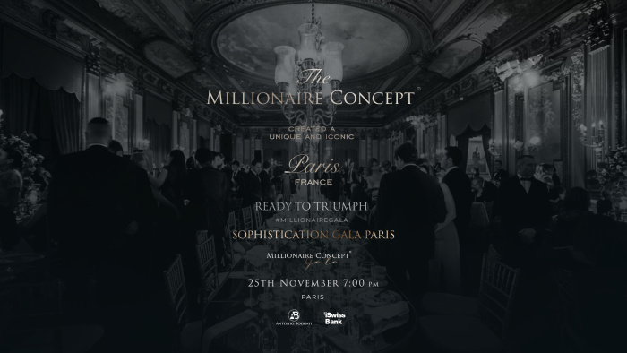 Millionaire Concept’s 7th Gala Arrives in Paris
